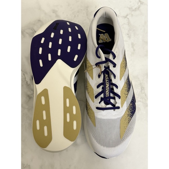 Adidas Adizero Evo SL Washington Huskies PE Running Shoes JH6206 Men\'s Size 13
